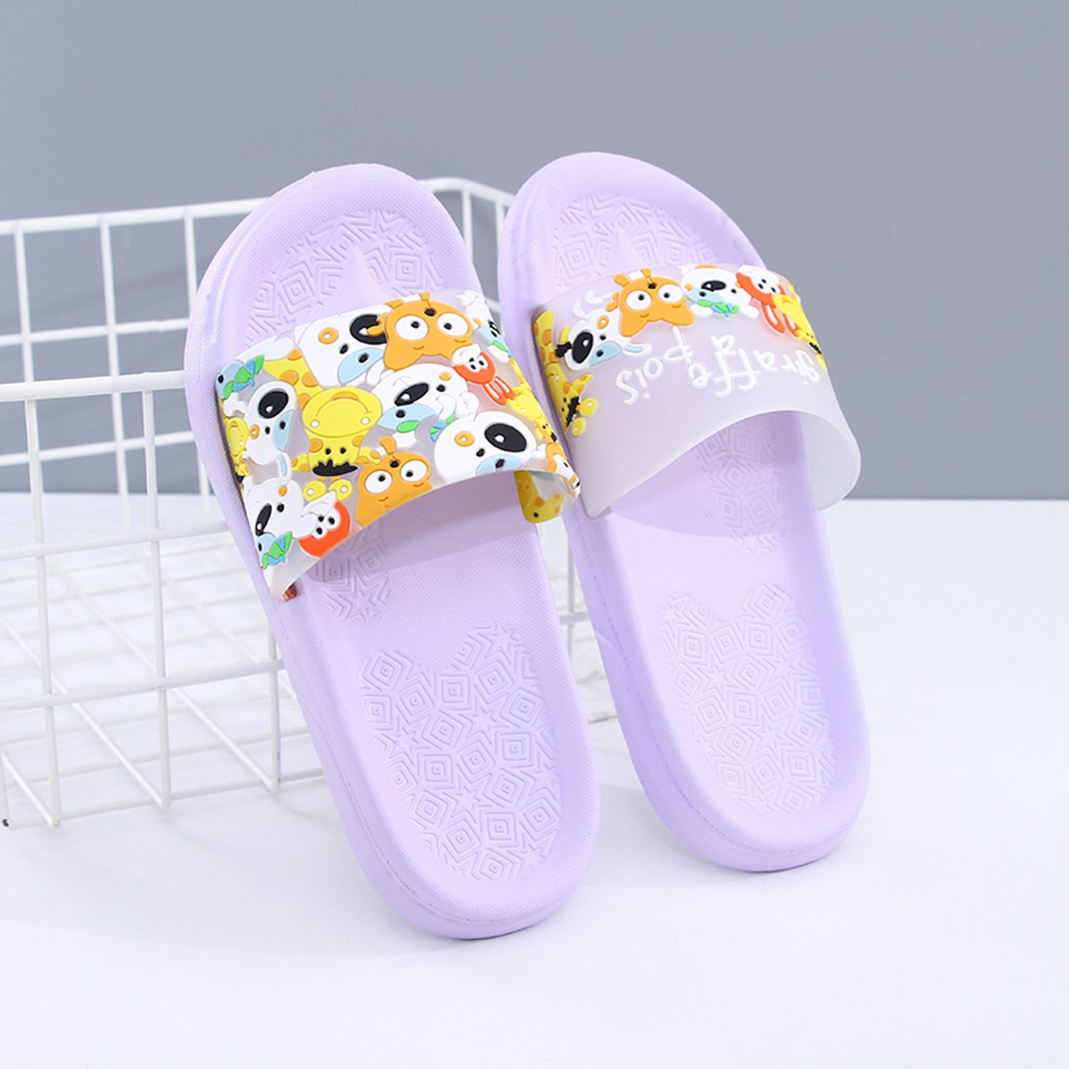 Animal Family Slides for Kids (200mm) (Purple)