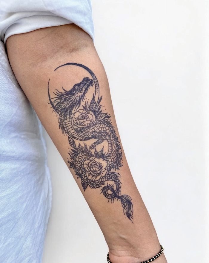 Spiritual Dragon Tattoo