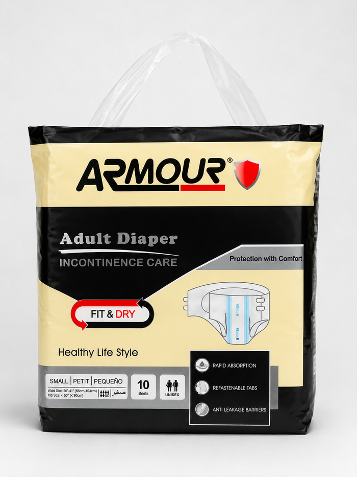 Armour том хүний наадаг хар живх S size (10ш)