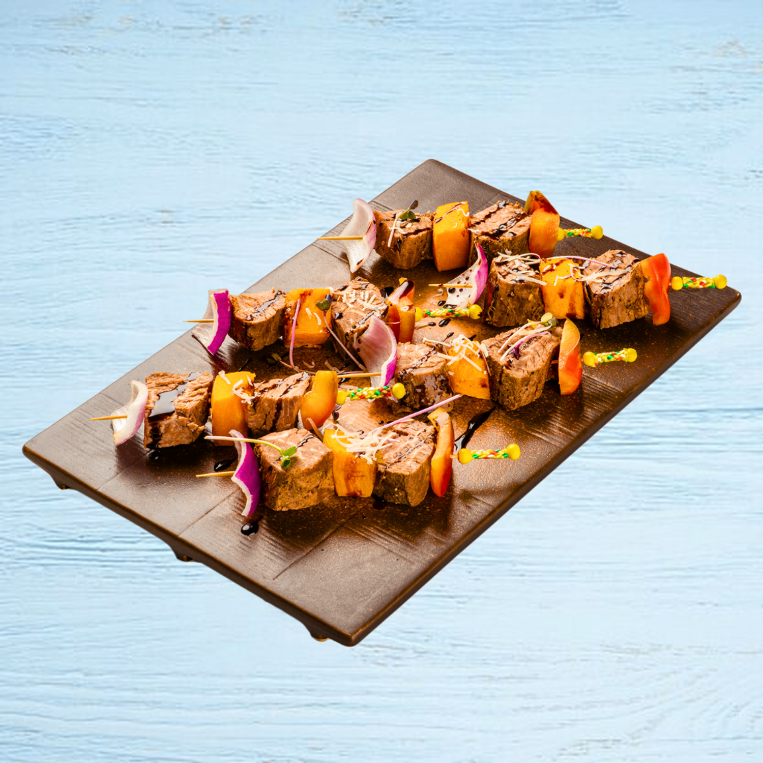 Bulgogi beef skewers