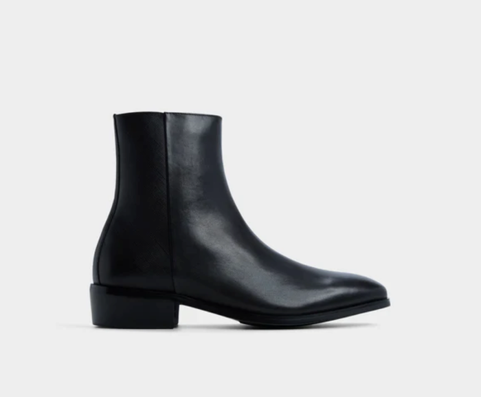 ULF-004-OPEN BLACK-Men Cas Boots