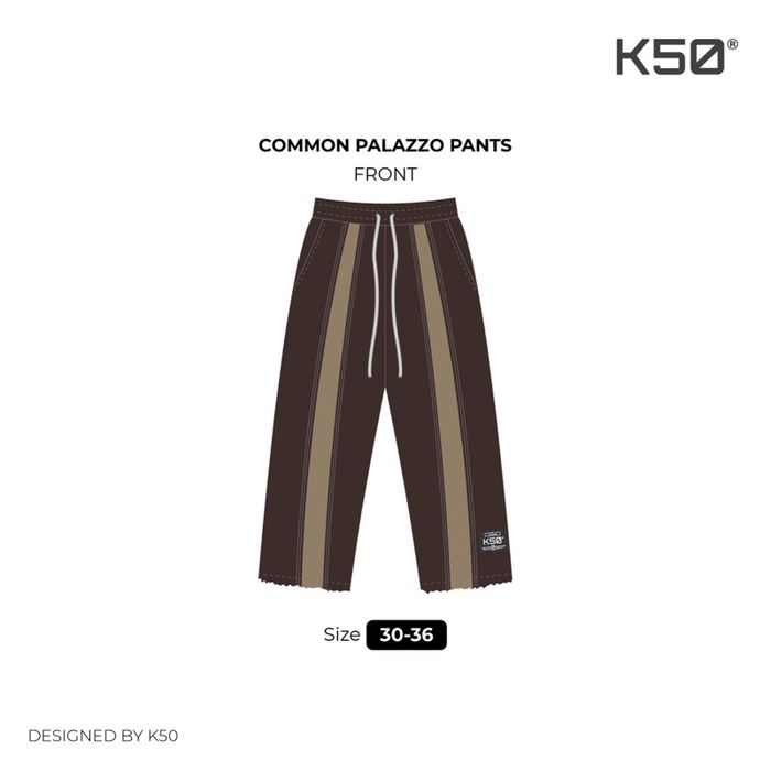 Common Palazzo Pants / Brwn Snd