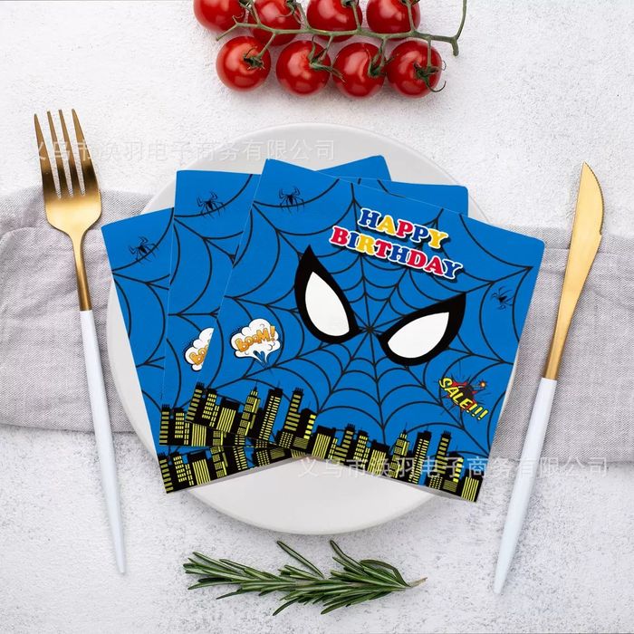 Хүүхдийн Салфетка (Spider man) Цэнхэр