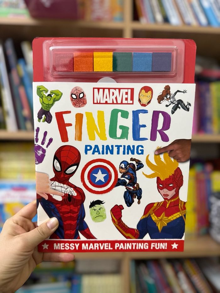 Marvel Finger painting