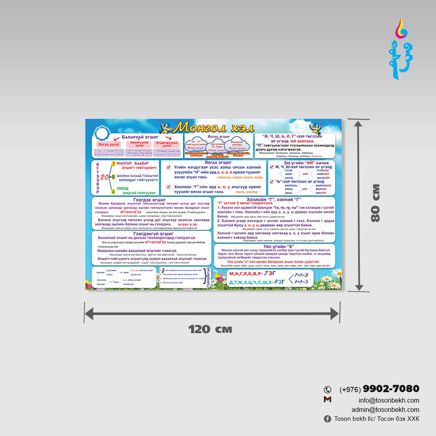 Монгол хэлний самбар