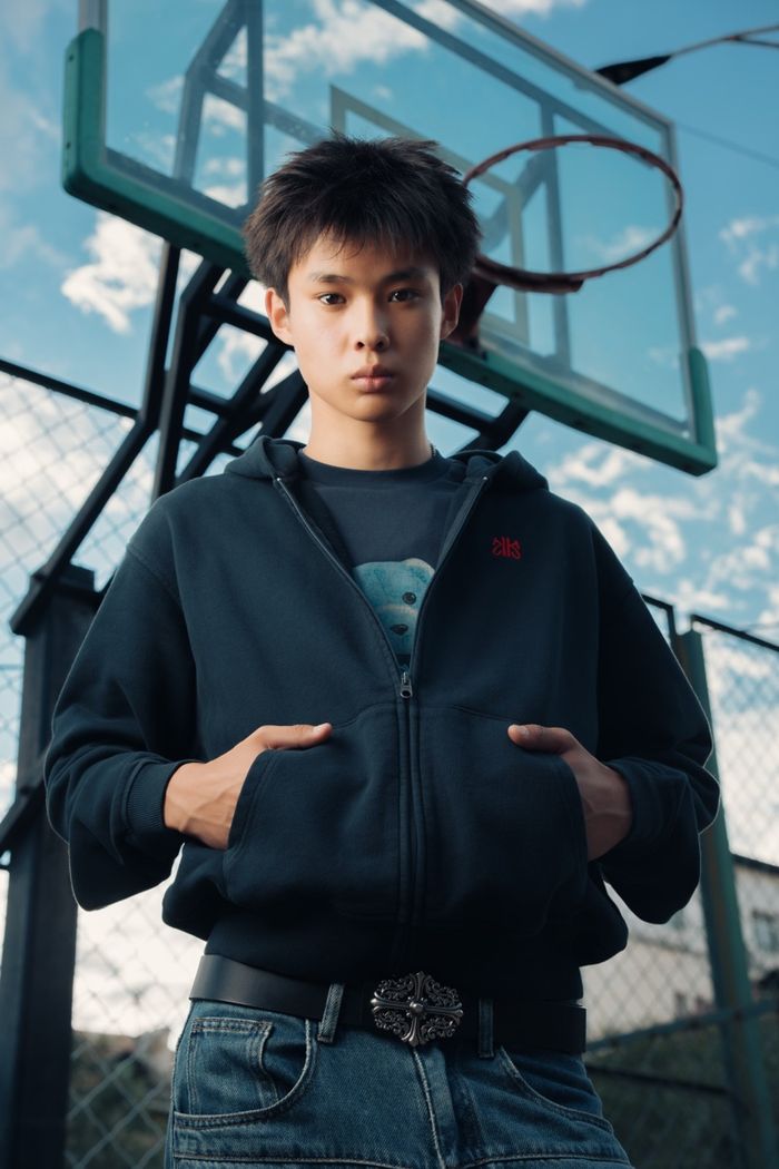 Pre-Order Navy Washed Z/Hoodie