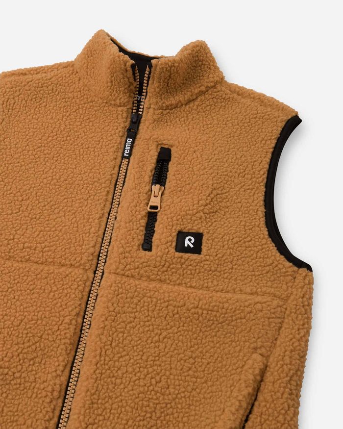 Vest, Turkis Peanut Brown