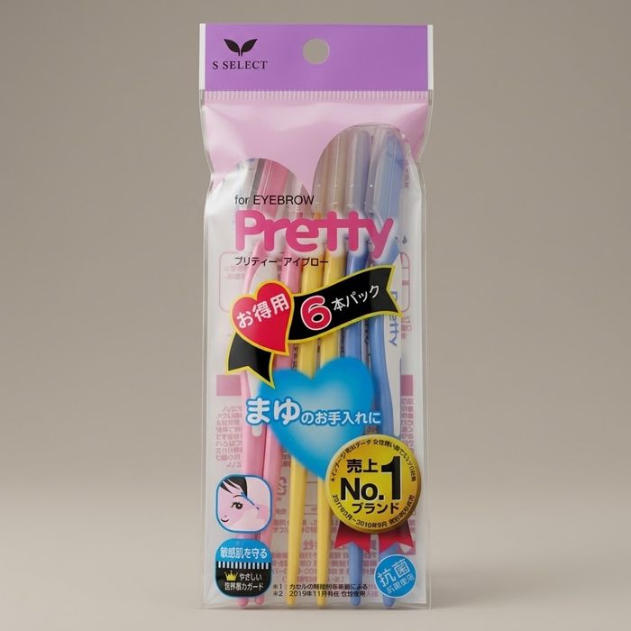 S-Select хөмсөгний хутга, 6 ширхэг (Pretty)