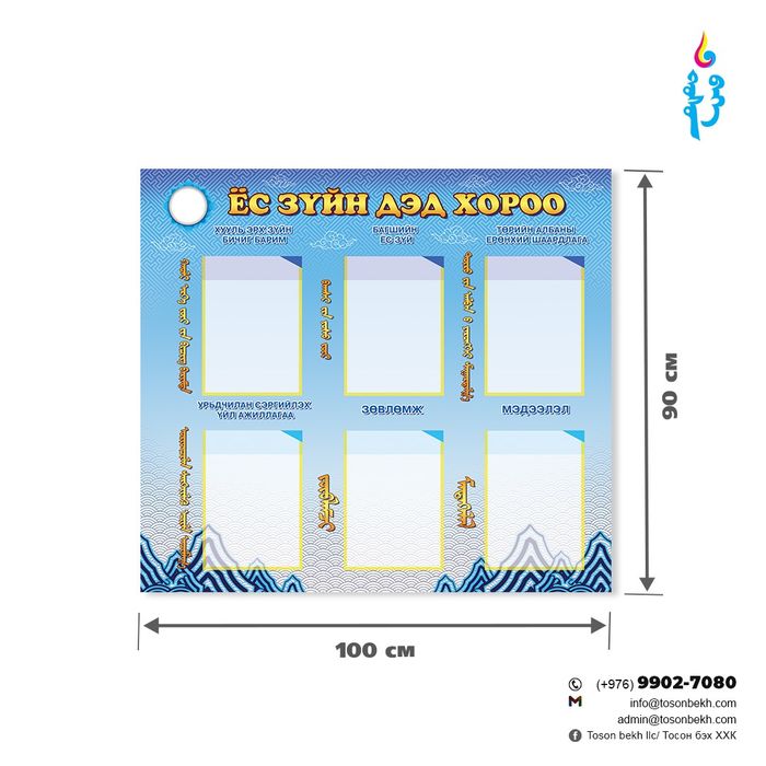 Ёс зүйн дэд хороо самбар