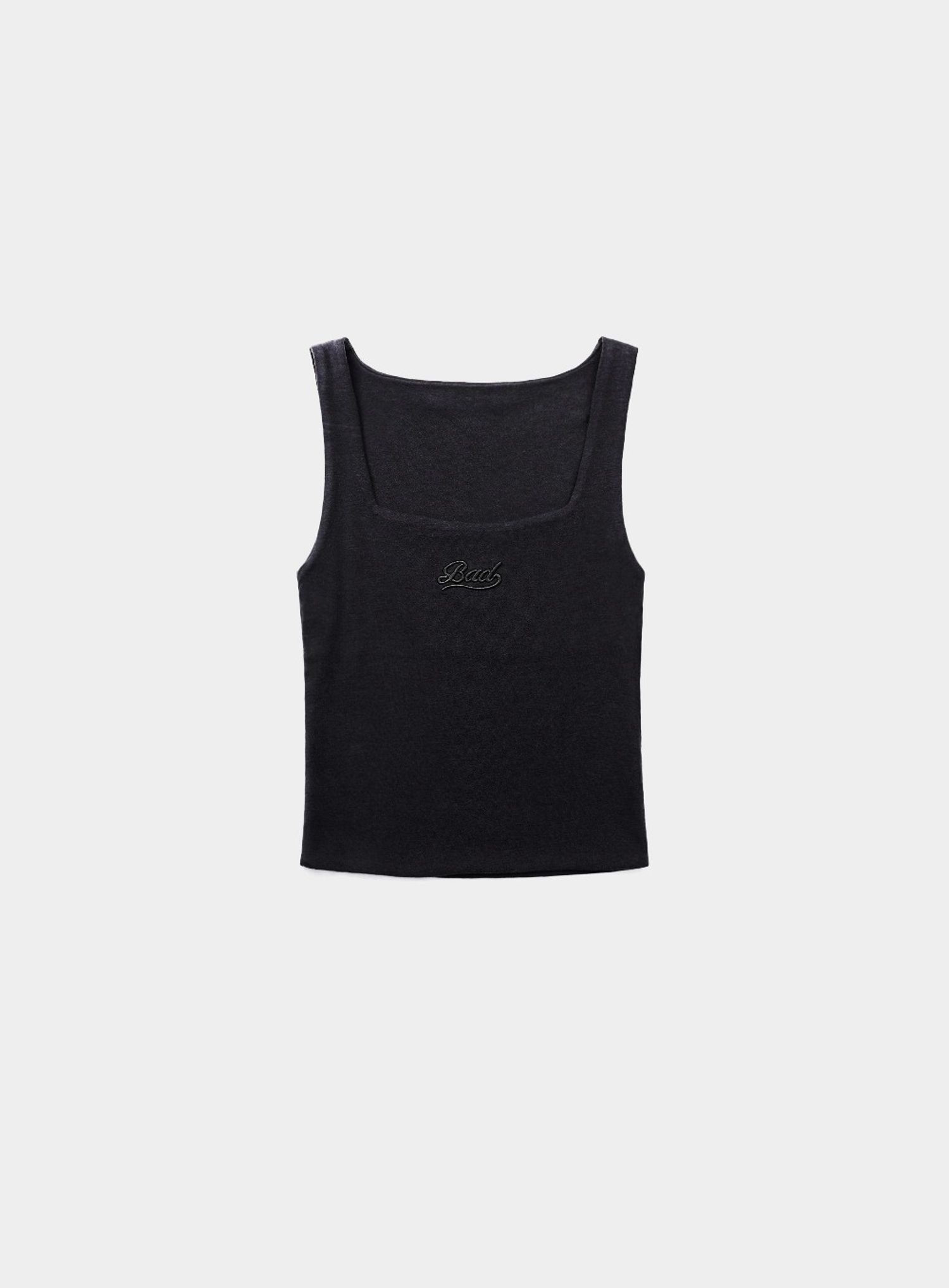Beyond Soft Square Neck Tank - Black