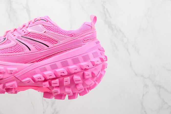 BALENCIAGA Defender Rubber Platform Sneakers pink 