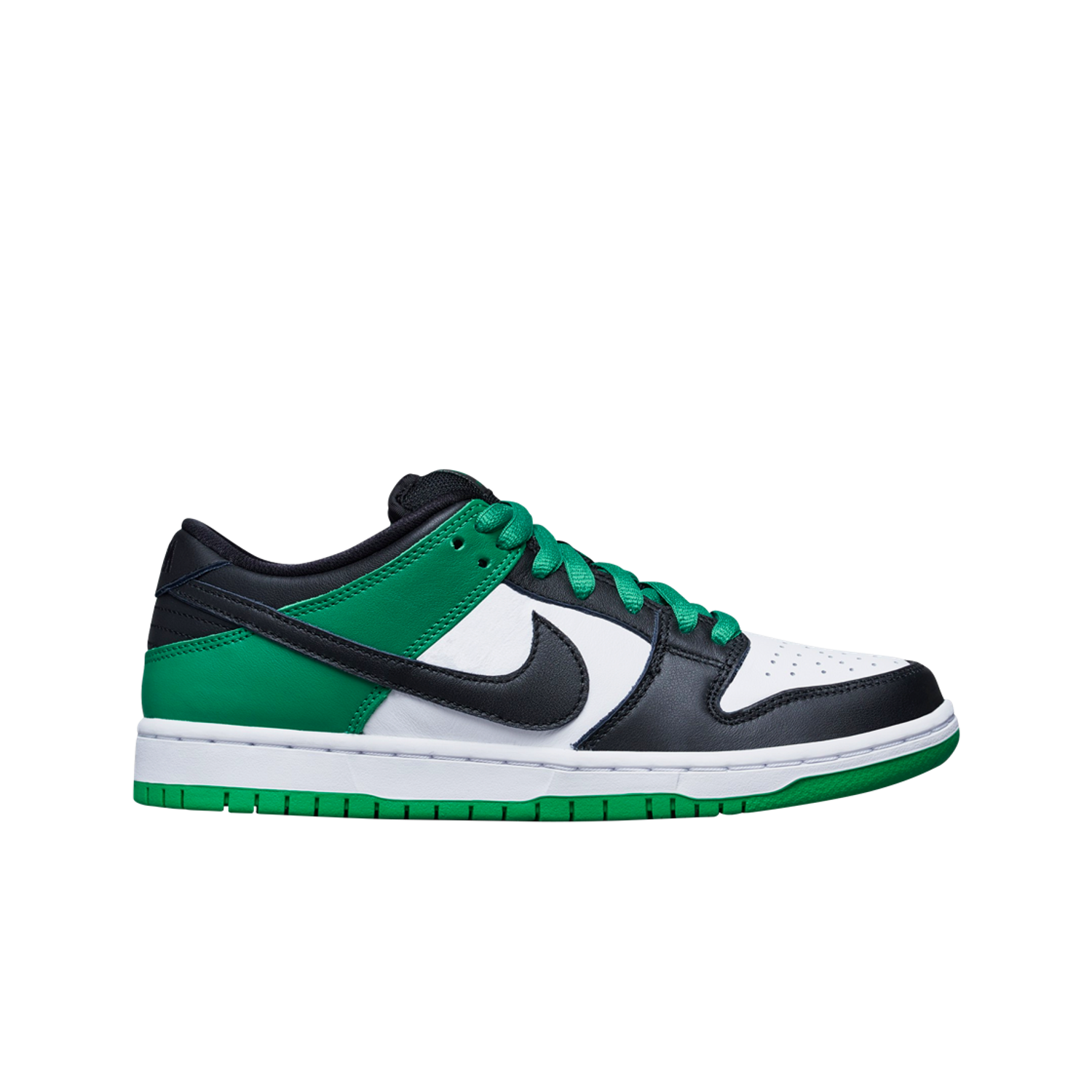 Nike SB Dunk Low Pro Black and Classic Green