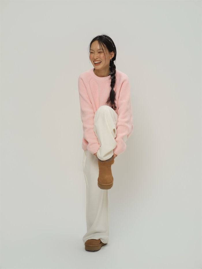 CORE sweater-Baby pink