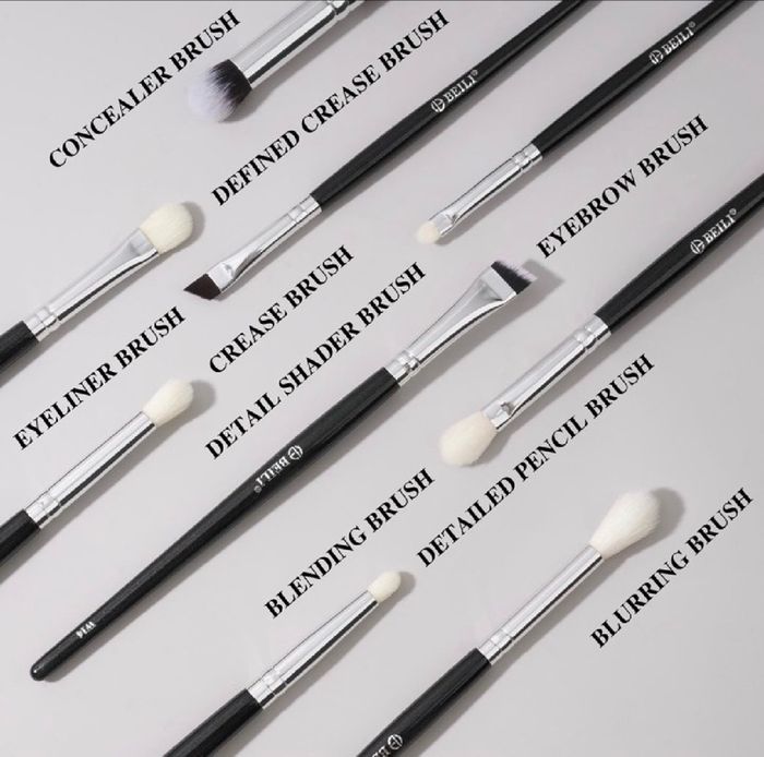 Beili 9pcs brushes / нүдний /