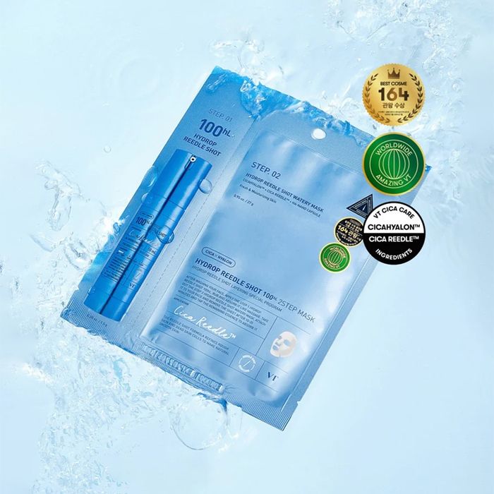 VT COSMETICS Hydrop Reedle Shot 100hl 2-Step Hydrogel Mask