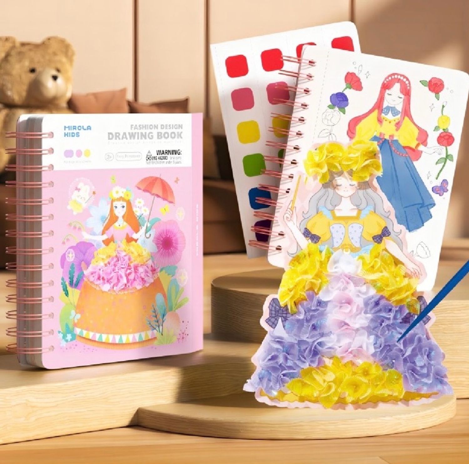 Fashion Design Drawing Book - 3in1 Загвар зохион бүтээгчийн ном