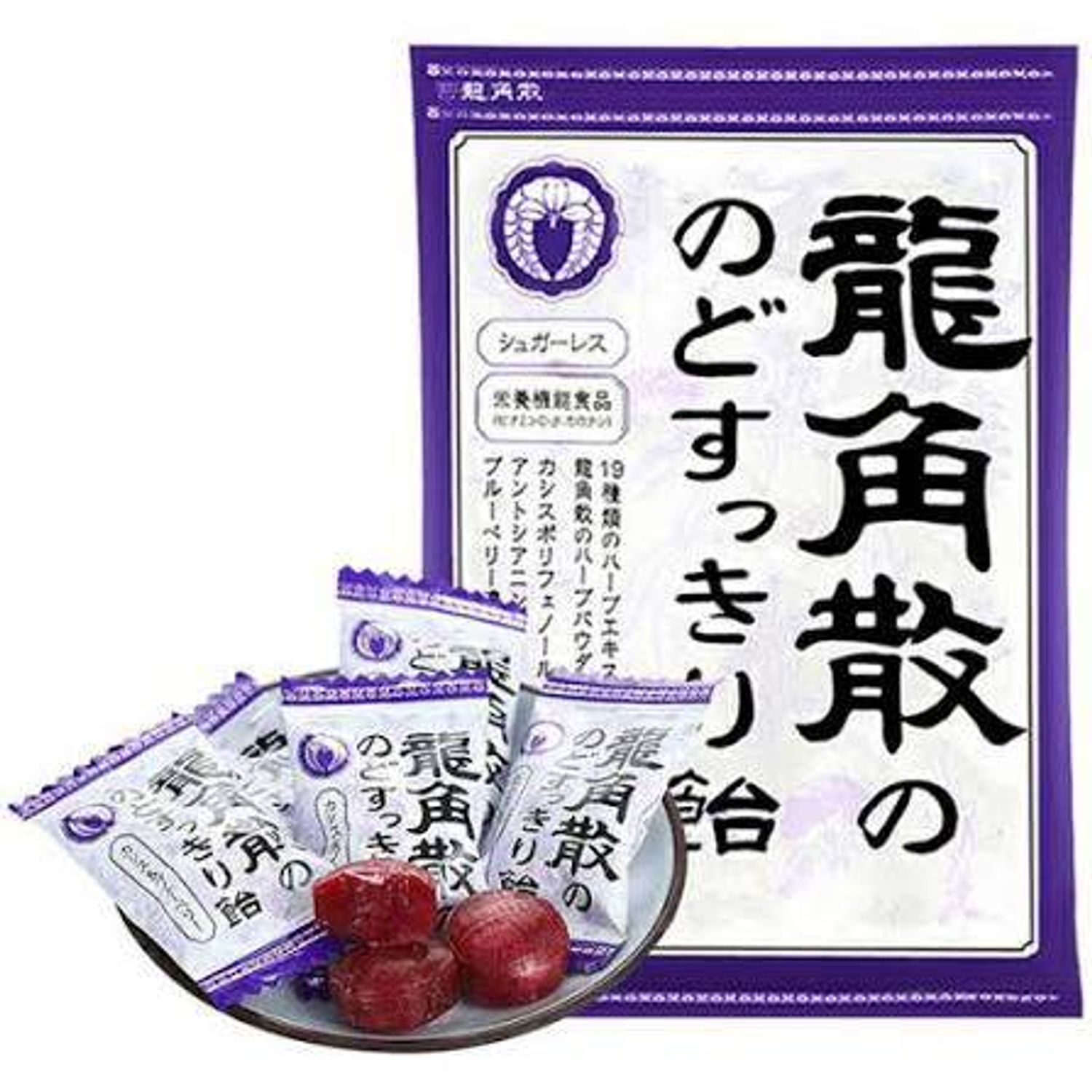 Ryukakusan Хоолойн чихэр – Кассис & Нэрс
