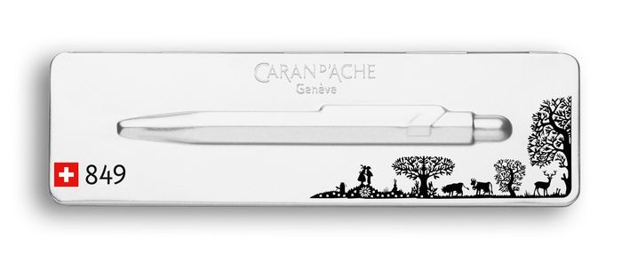 Caran d'Ache 849 "GIFT LINE Totally Swiss" Collection Paper Cut Ballpoint