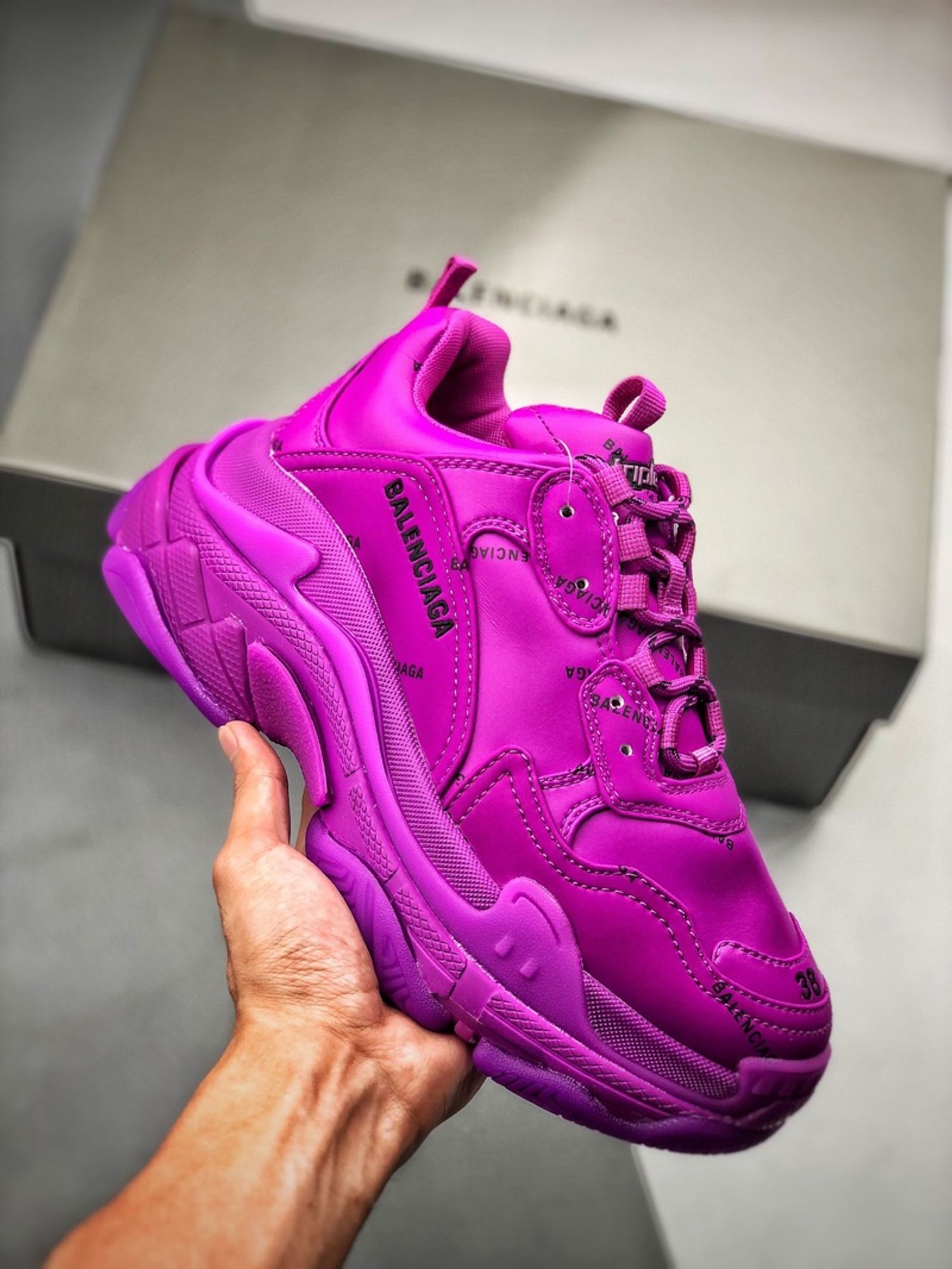 Balenciaga Triple S “Allover Purple”