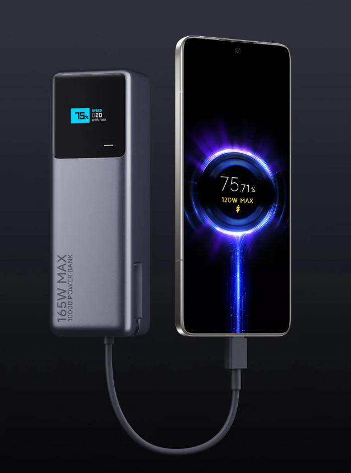 Xiaomi 165W Power Bank 10000 ( Type C Кабелтай )