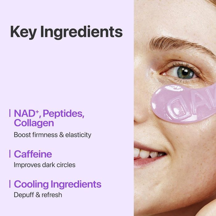 Numbuzin No.9 Eye Patches, NAD+ Collagen Gel Eye Masks