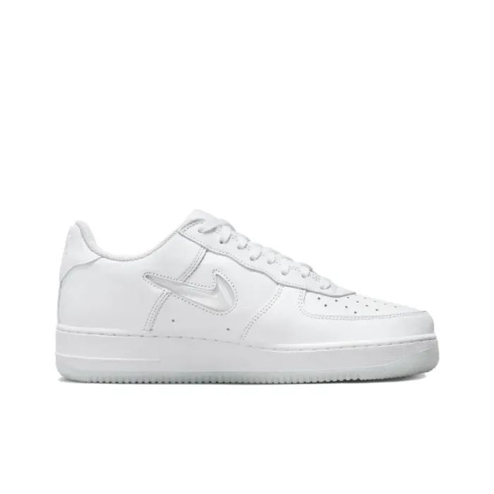 Nike Air Force 1 Low '07 Retro Color Of The Month Jewel Swoosh Triple White
