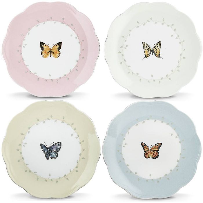 BUTTERFLY MDW DW DESSERT PLATE S/4