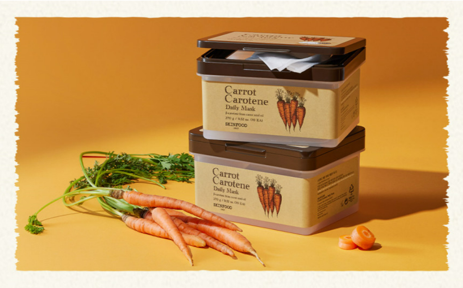 SKINFOOD CARROT CAROTENE Daily mask 