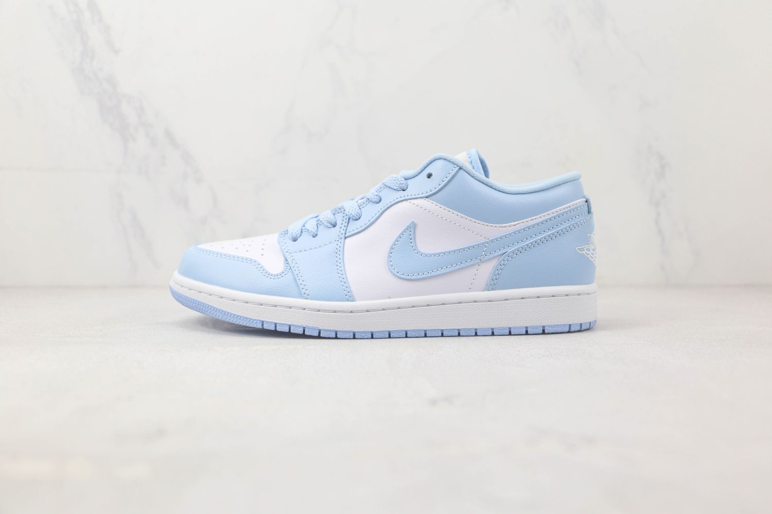 Jordan 1 Low White Ice Blue (Women's)