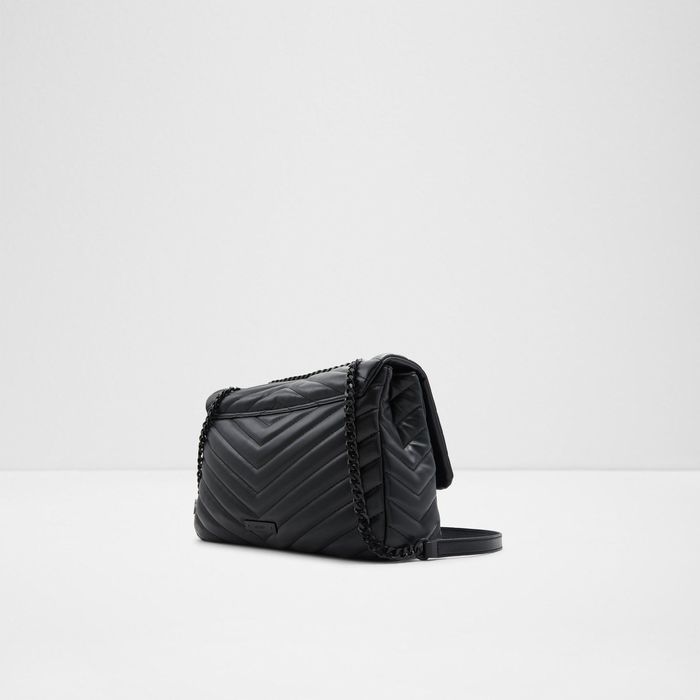 LESSIE-008-BLACK/BLACK-Ladies City Handbags