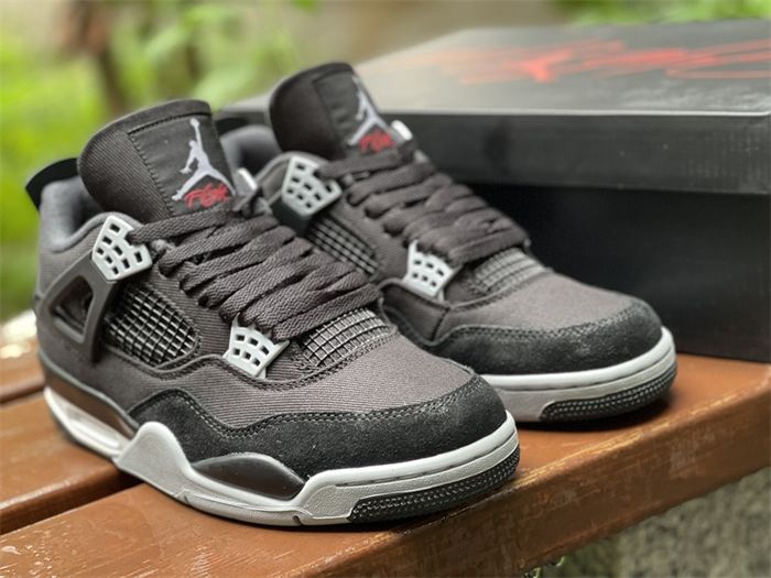 Air Jordan 4 Retro SE "Black Canvas"