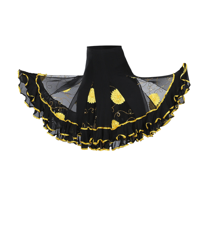 Цэцэгтэй юбка /Дундаж урт/