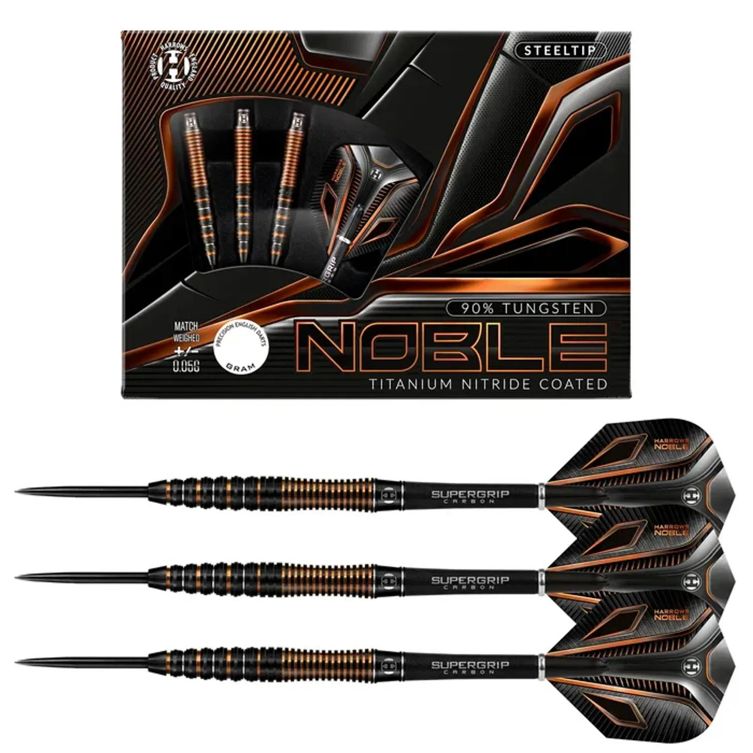 HARROWS Noble 90% Steel Tip Darts