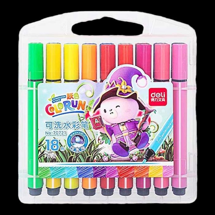 Фламастер Deli 70720 18өнгө 