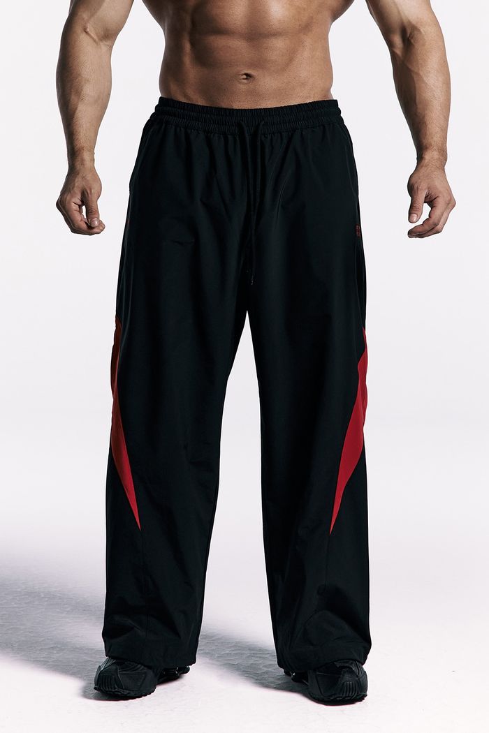 [HDEX X PHYSICAL: ASIA] Color Block Pants Black