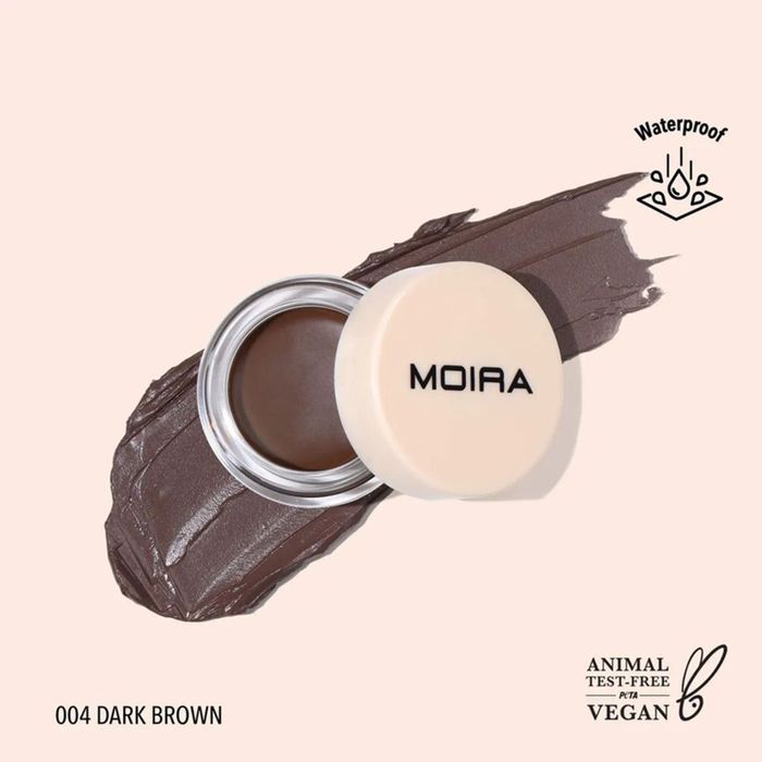 Moira define sculpt brow pomade 004 dark brown