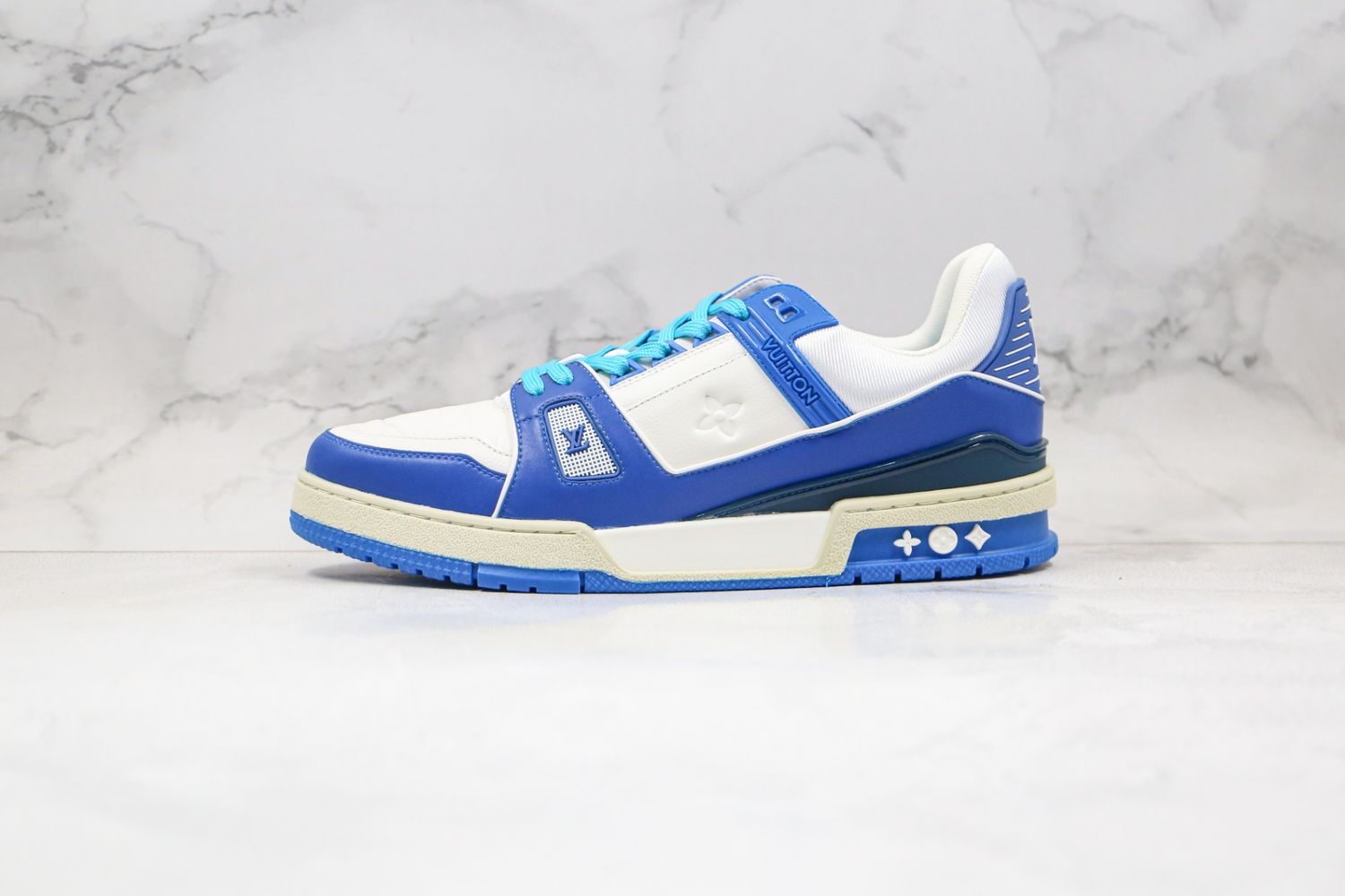 Louis Vuitton LV Trainer White Blue Sneaker