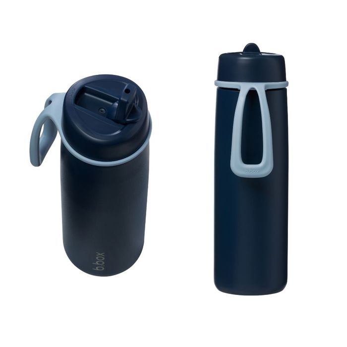 690мл Сөхөгддөг соруултай ган сав / Insulated flip top bottle - midnight