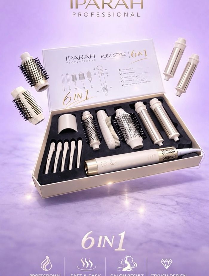 IPARAH P-500W 6-in-1 Үс Хэлбэржүүлэгч Hot Air Styler
