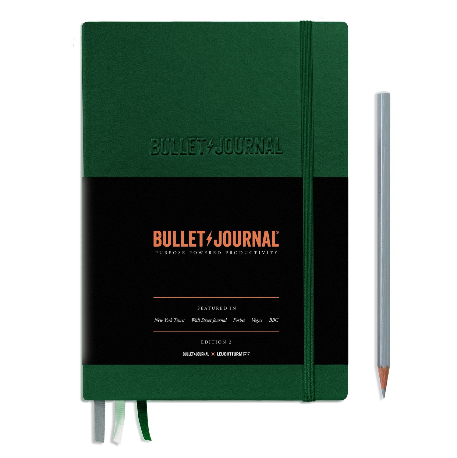 Green23, Bullet Journal - Edition 2, Medium (A5), 120 g/m² paper, 206 p., dotted