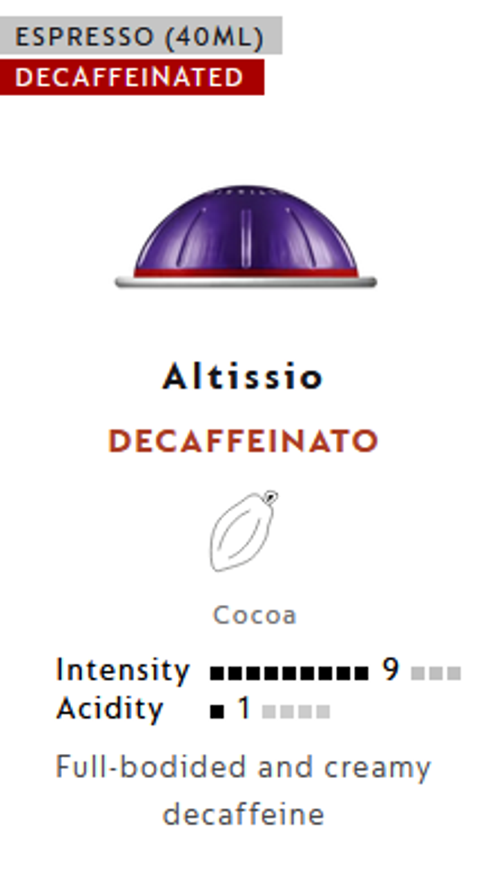 Altissio Decaffeinato