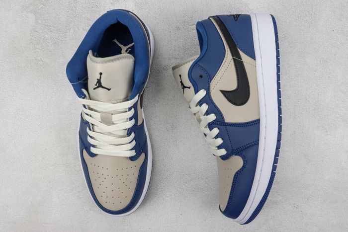 Jordan 1 Low French Blue College Grey (Women's)