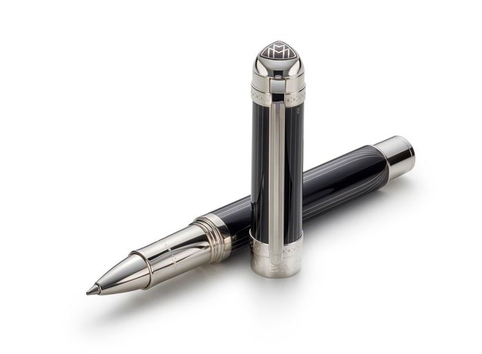 MAYBACH Rollerball - Midnight black lacquer / Platinum
