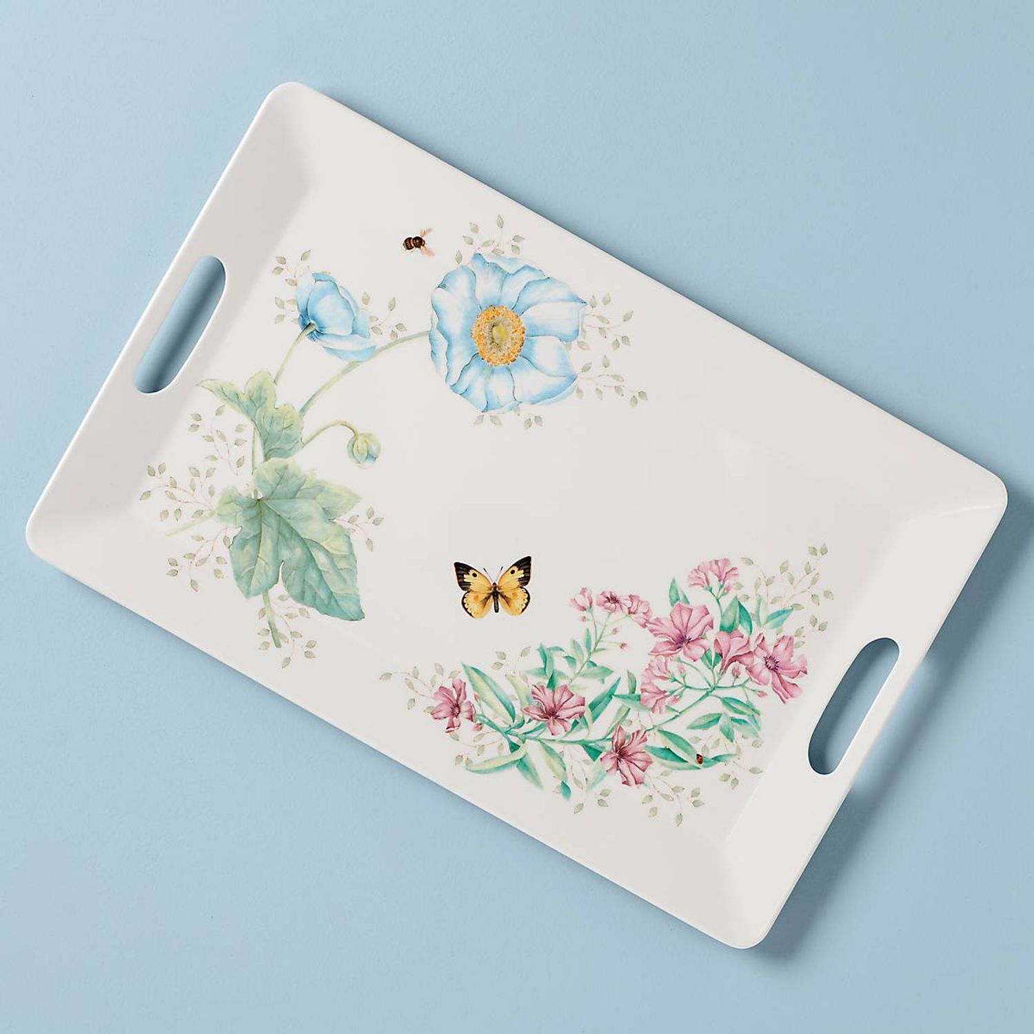 BUTTERFLY MELAMINE DW SRV TRAY