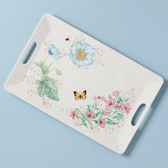BUTTERFLY MELAMINE DW SRV TRAY