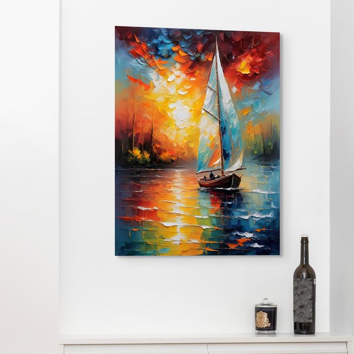 Өнгөлөг дарвуулт завь