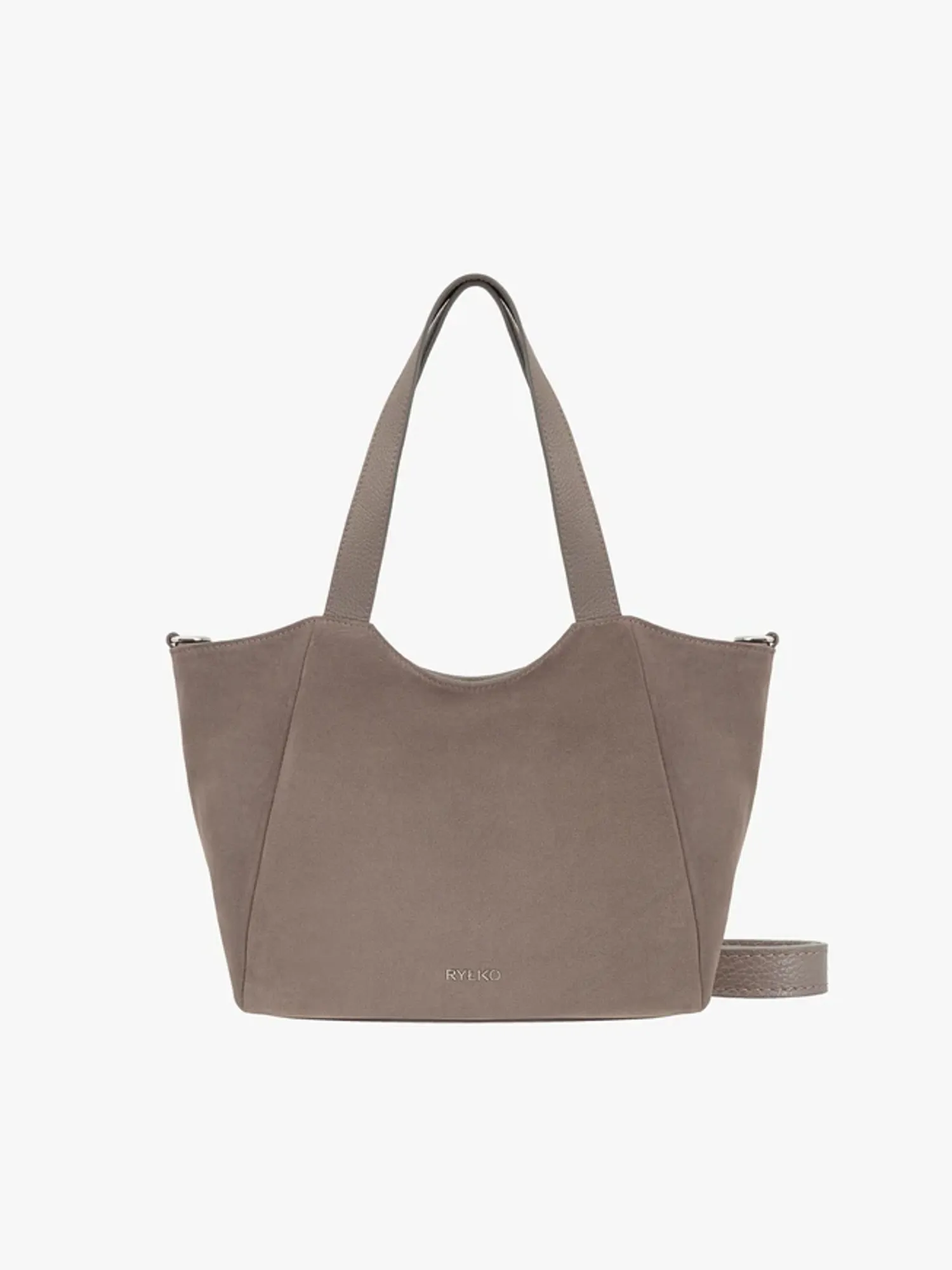 Grey soft bag