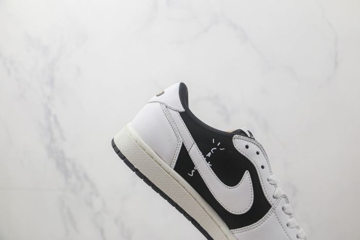Travis Scott Air Jordan 1 Low OG White Black Gold
