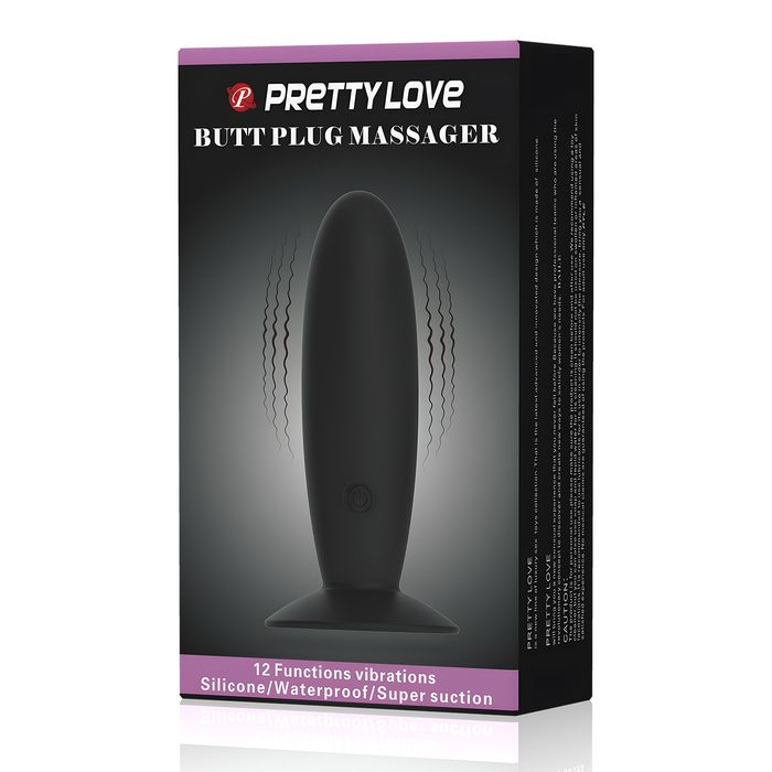Butt plug massager