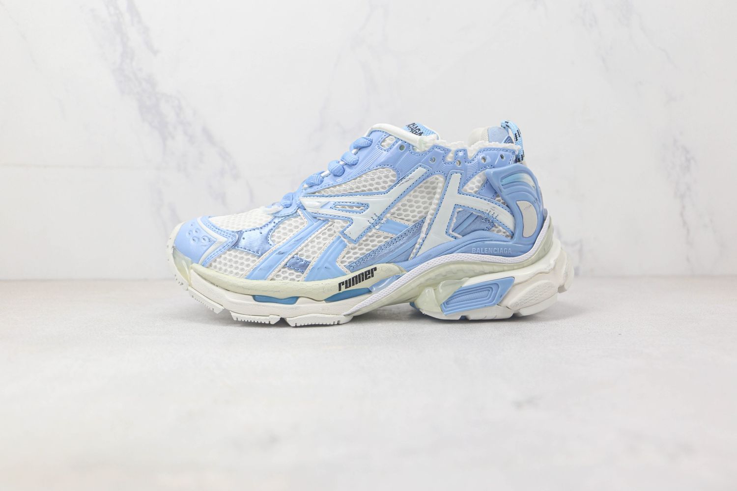 Balenciaga Runner White Light Blue